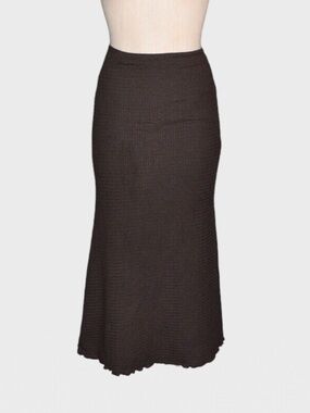 Shein Textured Knit Mermaid Midi Skirt